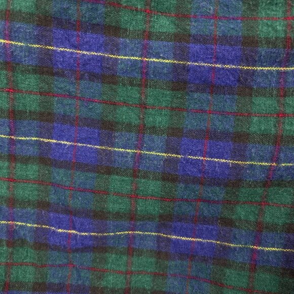 Vintage Pooh Disney Tigger Embroidered Plaid Flannel Sleep Shorts - Picture 4 of 11